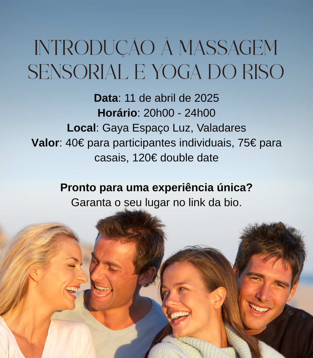 Introdução à Massagem Sensorial e Yoga do Riso - 11 de Abril