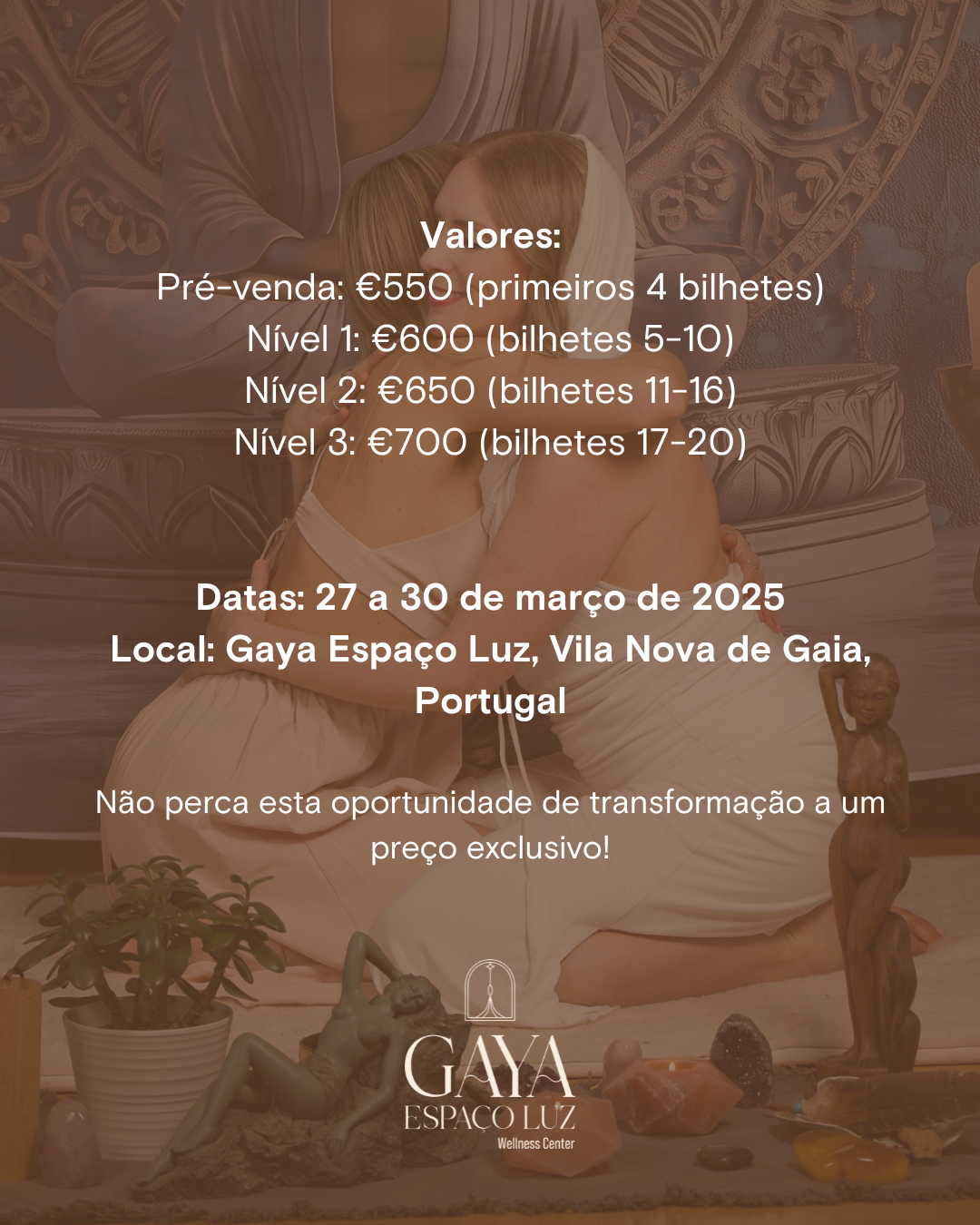 Conexão Sagrada: Retiro Essencial de Conexões - 27 a 30 de março de 2025