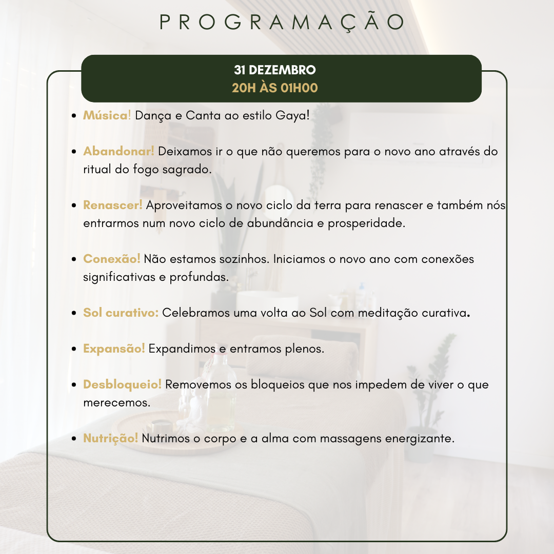 New Year’s Eve at Gaya Espaço Luz 2025 💫