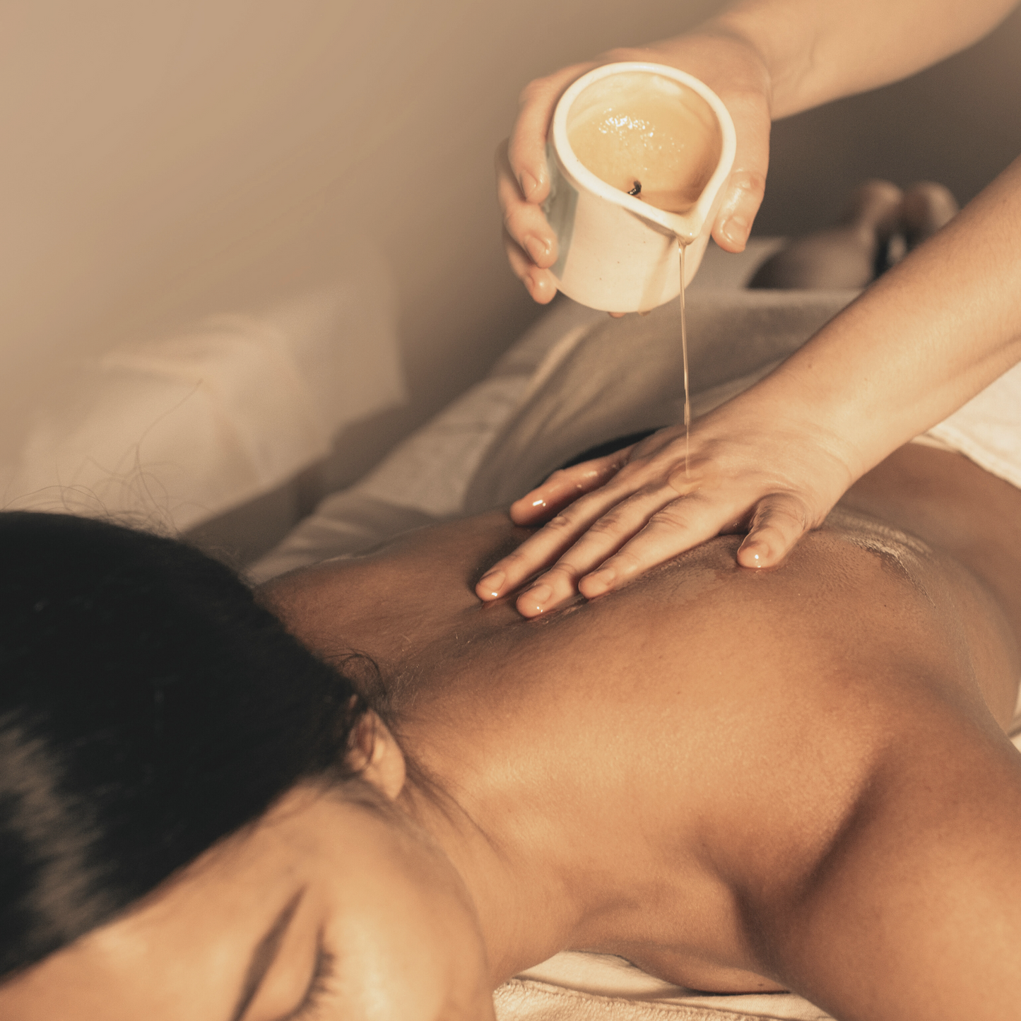 Candle massage