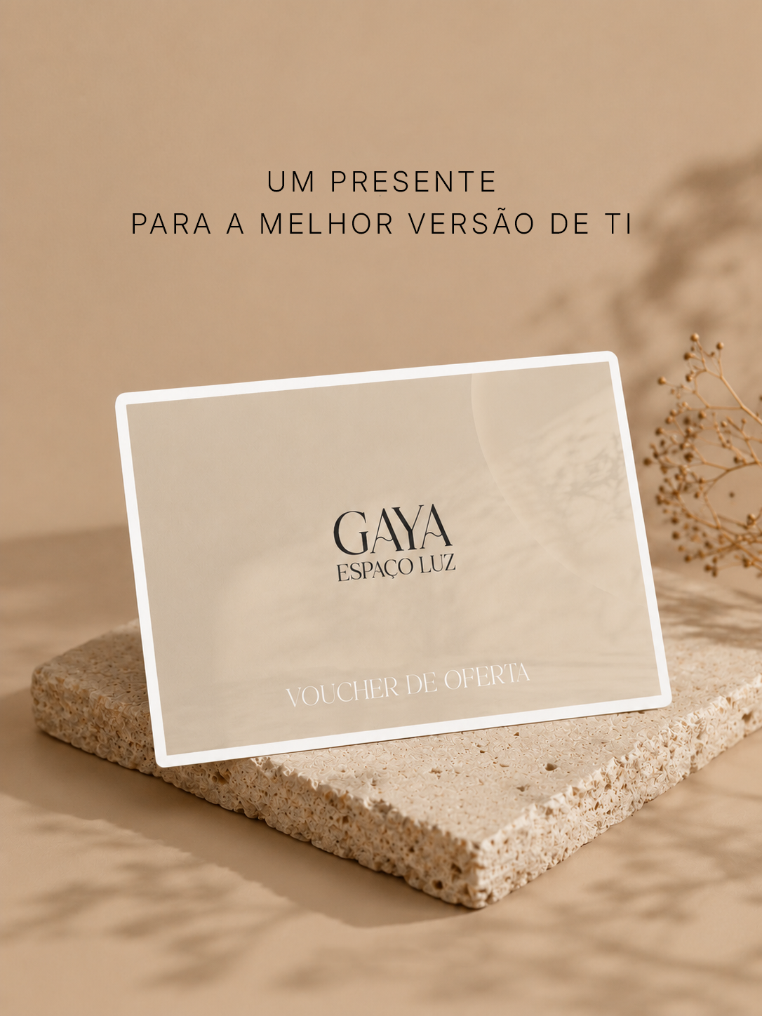 Cartão Oferta Gaya Espaço Luz
