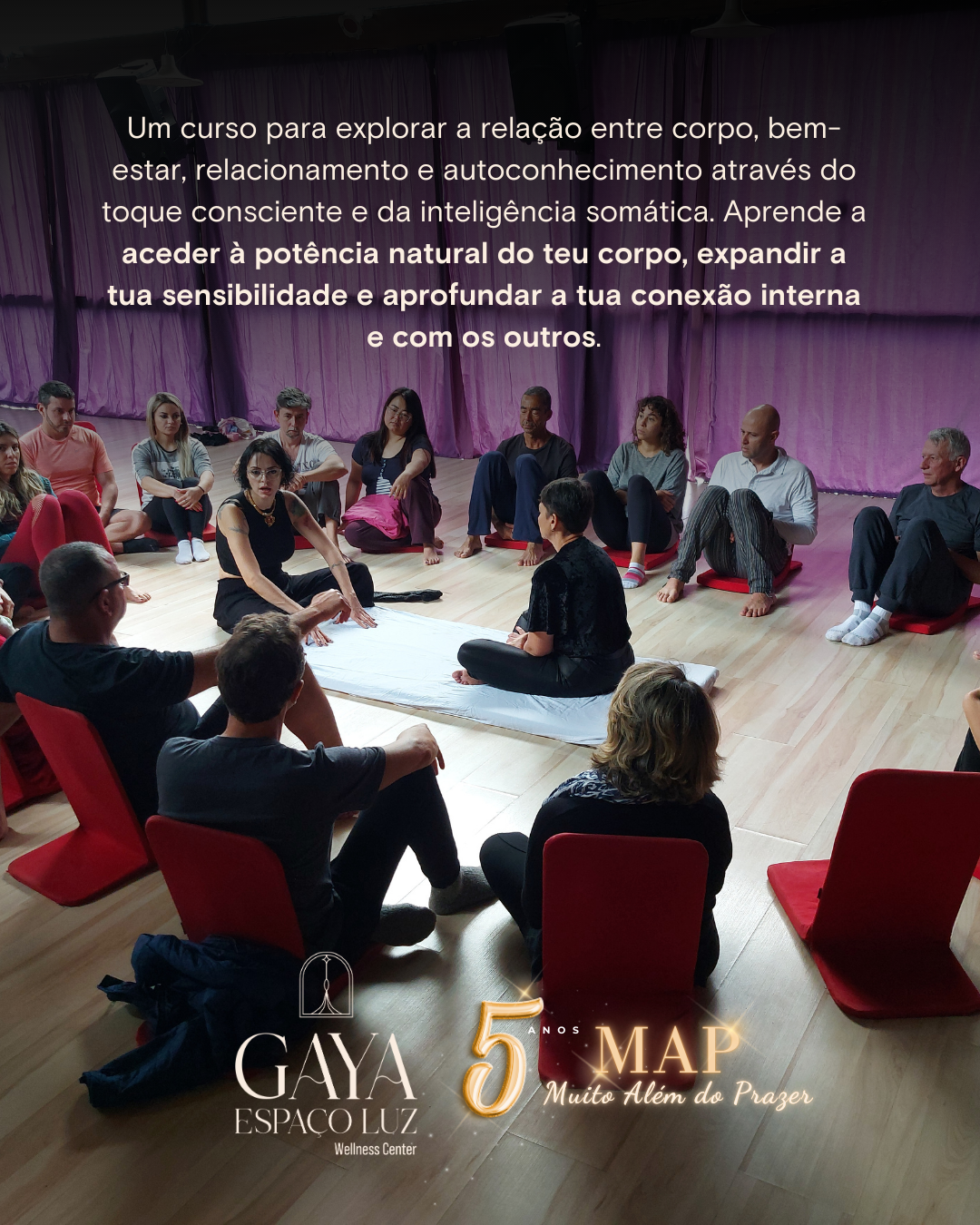 Curso MAP – Corpo, Sexualidade e Autoconhecimento - 10 e 11 de Maio
