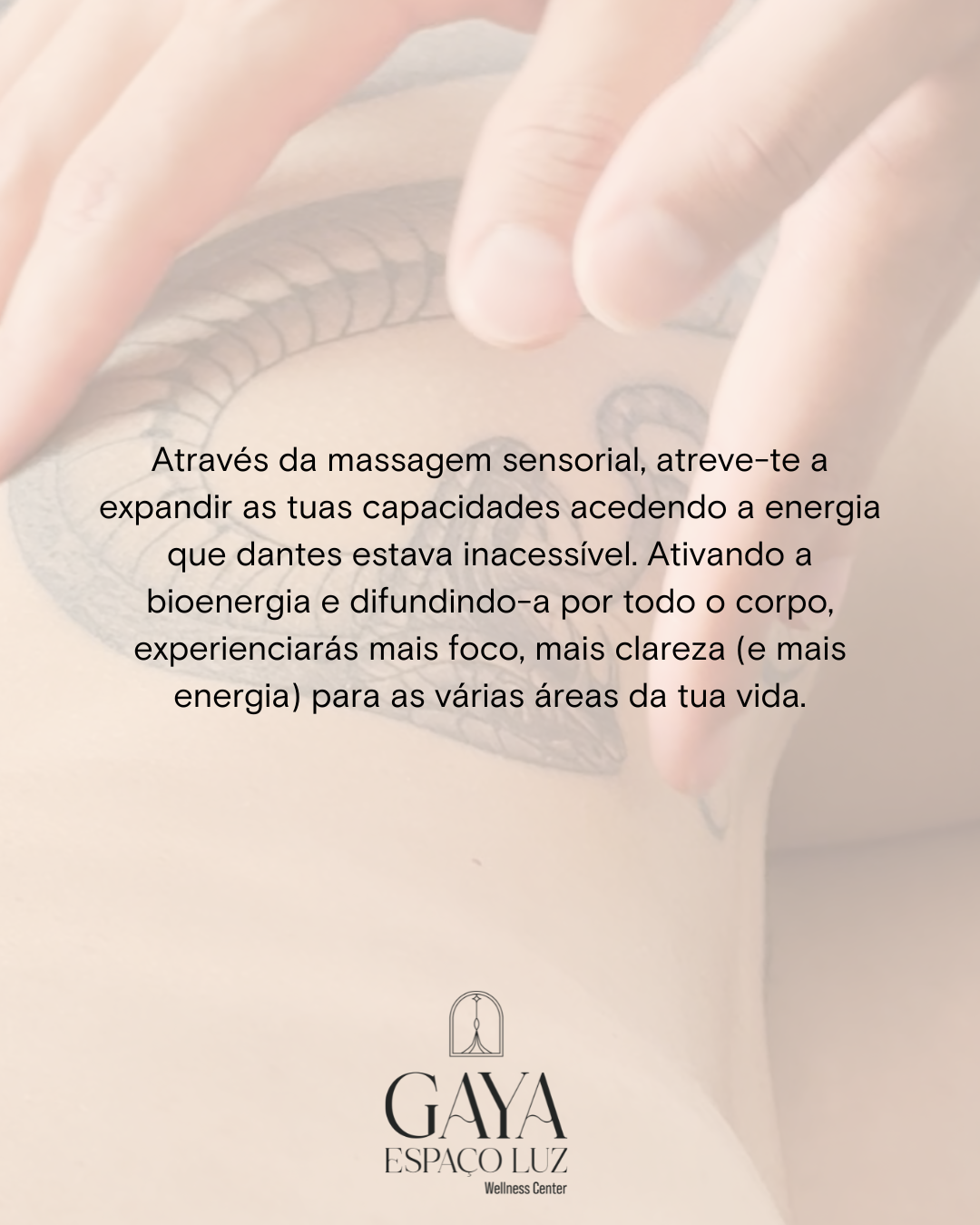 workshop de massagem sensorial - 05 de Julho
